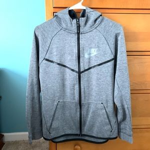 ++BOYS GRAY NIKE TECH FIT HOODIE Size XL++